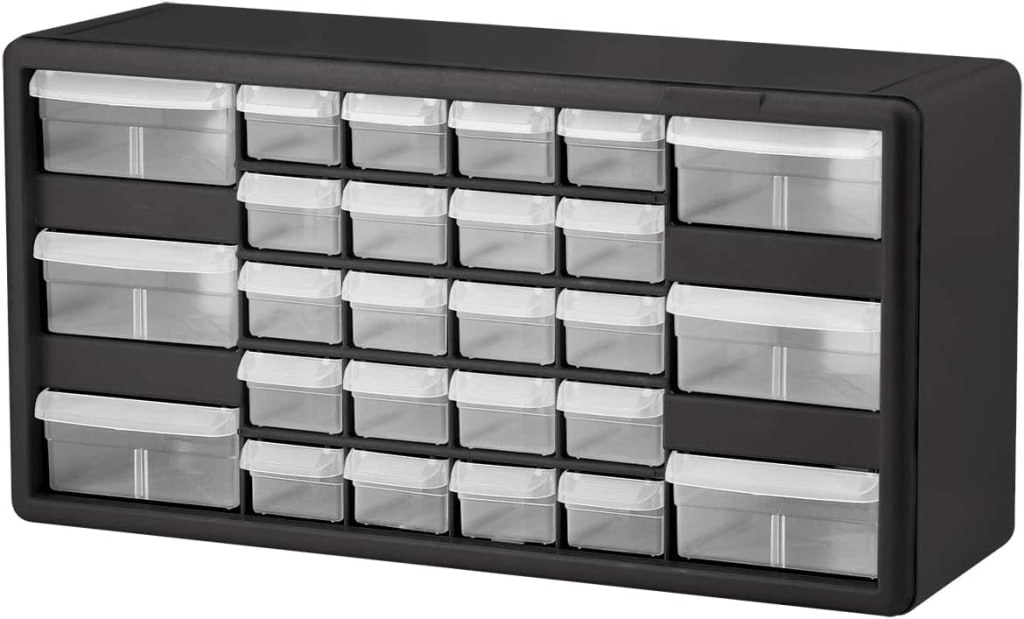 Akro-Mils 26-Drawer Hardware and Craft Cabinet: $35.70 Akro-Mils 26-Drawer Hardware and Craft Cabinet: $35.70