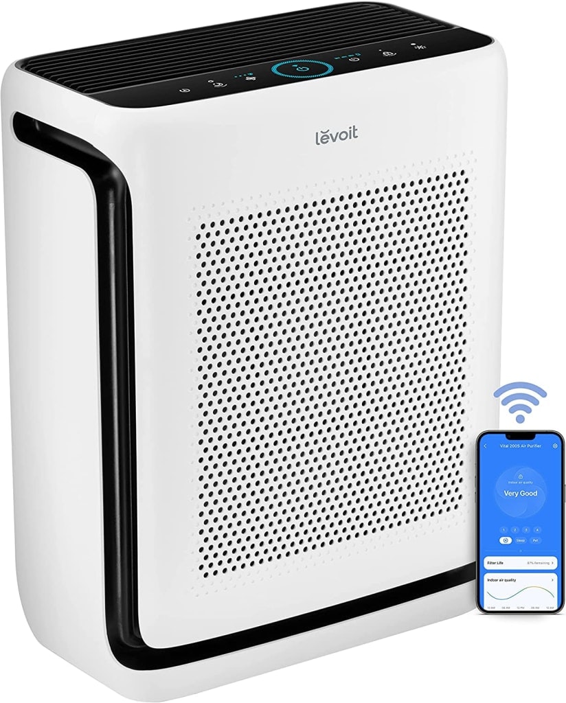 Levoit Vital 200S Smart WiFi H13 True HEPA Air Purifier: $140 w/ Prime