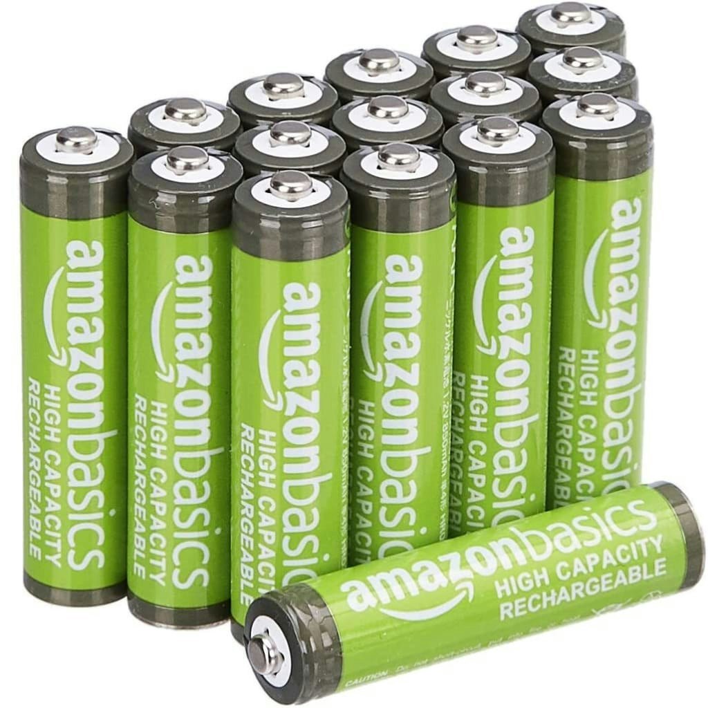 Amazon Basics AAA Rechargeable Batteries 16-Pack : $7.37 via Sub. & Save Amazon Basics AAA Rechargeable Batteries 16-Pack : $7.37 via Sub. & Save