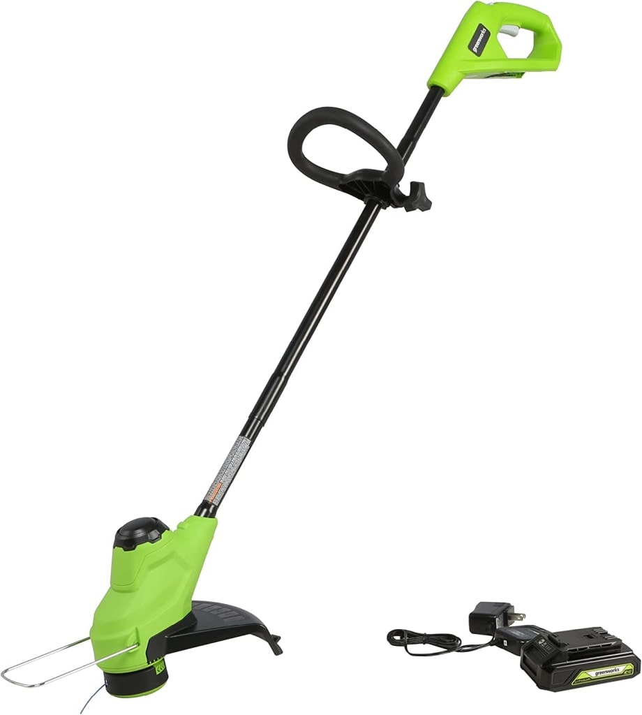 Greenworks 24V 10" Cordless Torqdrive String Trimmer: $58