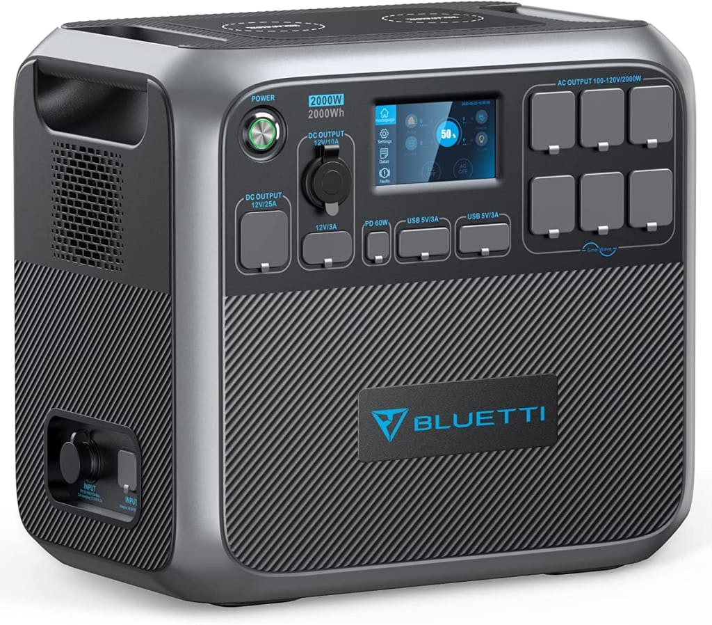 Certified Refurb Bluetti 2,000W Portable Power Station: $703 Certified Refurb Bluetti 2,000W Portable Power Station: $703