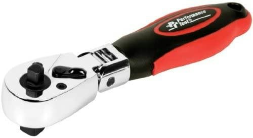 Performance Tool Dual Drive Flex Head Stubby Ratchet: $12