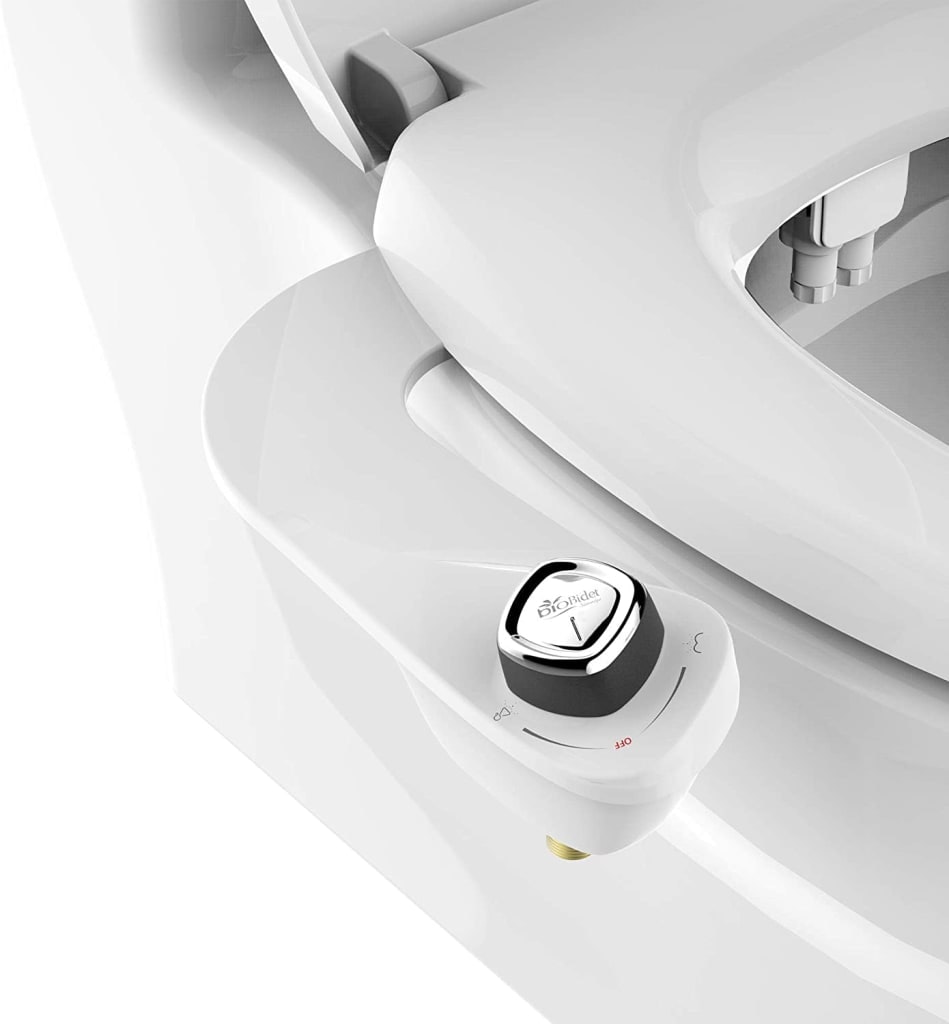 Bio Bidet SlimEdge Simple Bidet Toilet Attachment: $29 Bio Bidet SlimEdge Simple Bidet Toilet Attachment: $29