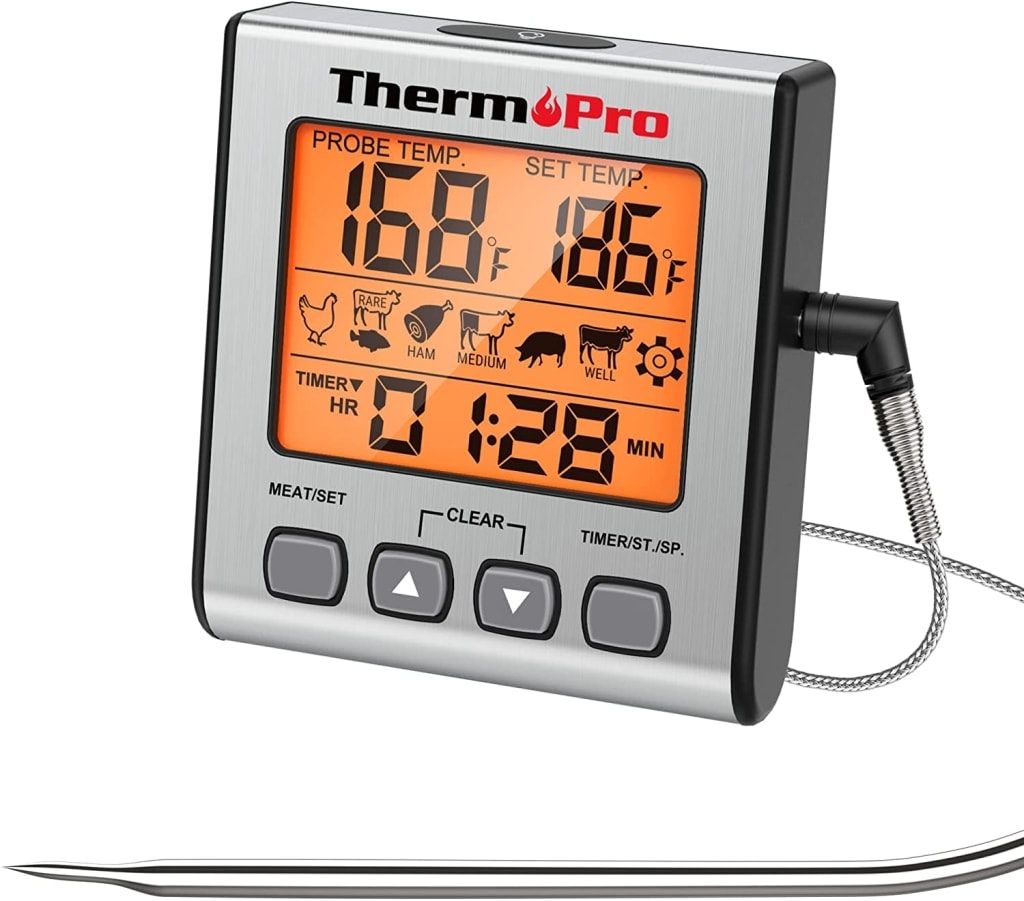 ThermoPro TP16S Digital Meat Thermometer: $19
