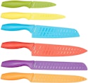 Amazon Basics 12-Piece Colored Kitchen Knife Set for $11 w/ Prime + free shipping