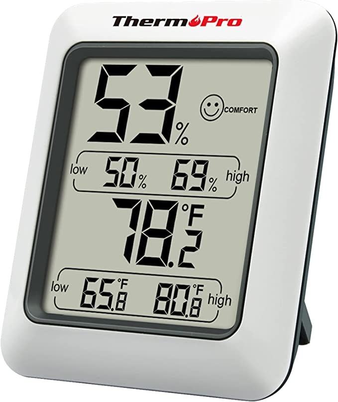 ThermoPro Indoor Digital Hygrometer and Thermometer: $10.49