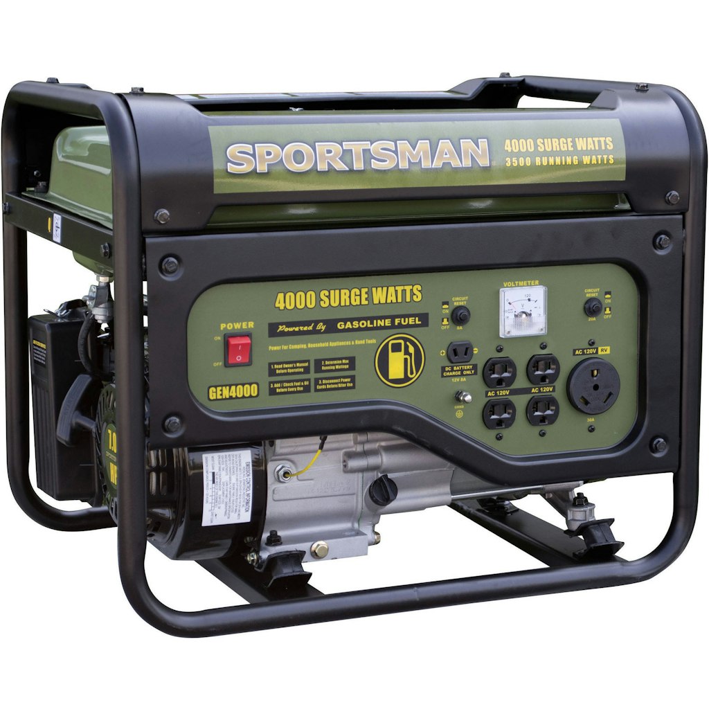 Sportsman 4000W Gasoline Generator: $300 Sportsman 4000W Gasoline Generator: $300