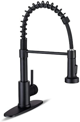 Wewe Kitchen Faucet with Pull Down Sprayer for $28 + free shipping w/ Prime