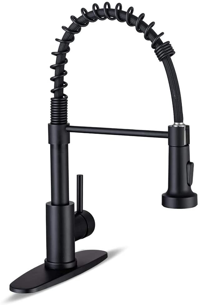 Wewe Kitchen Faucet with Pull Down Sprayer: $28 Wewe Kitchen Faucet with Pull Down Sprayer: $28