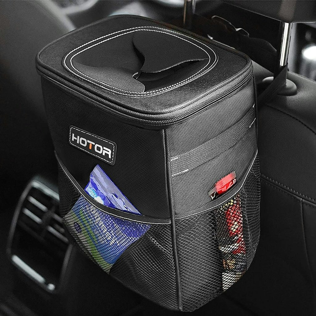 Hotor 2-Gallon Car Trash Can: $9.99 Hotor 2-Gallon Car Trash Can: $9.99