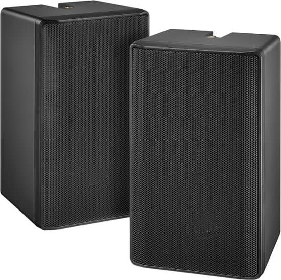 Insignia 2-Way Indoor/Outdoor Speaker Pair: $18