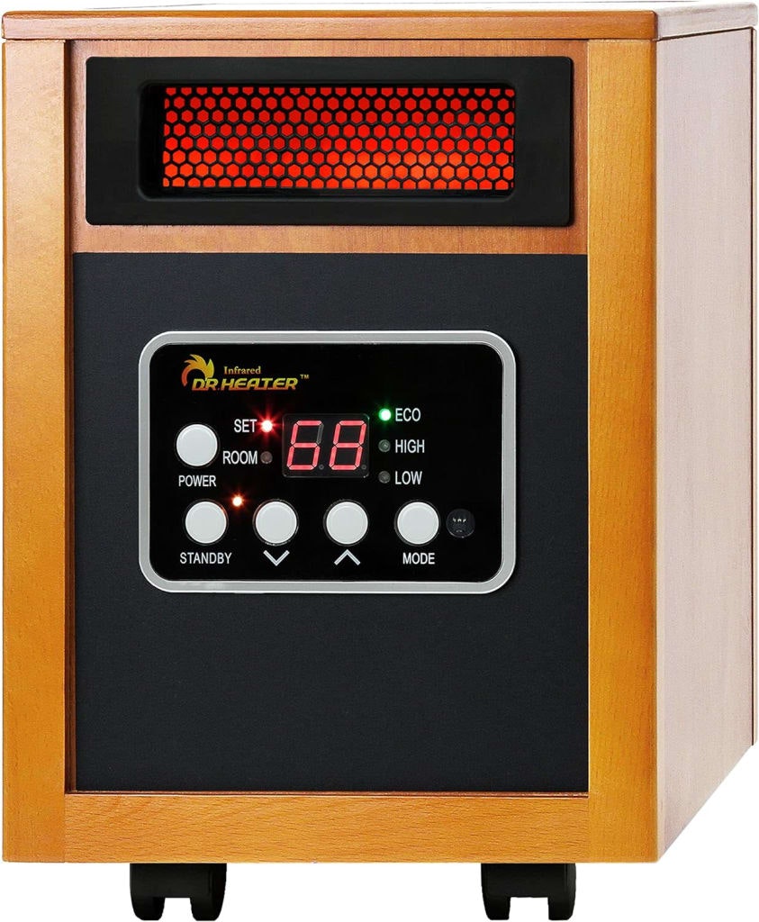 Dr Infrared Heater 1,500W Portable Space Heater: $87.70 Dr Infrared Heater 1,500W Portable Space Heater: $87.70