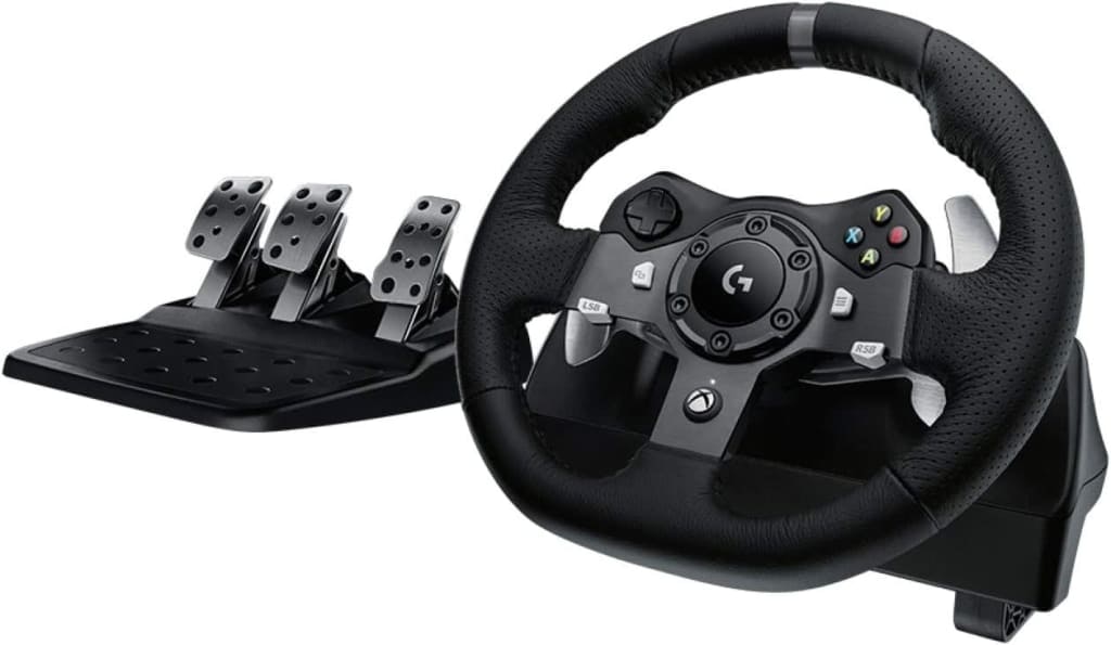 Driving Force Racing Wheel and Floor Pedals: $190 w/ Prime