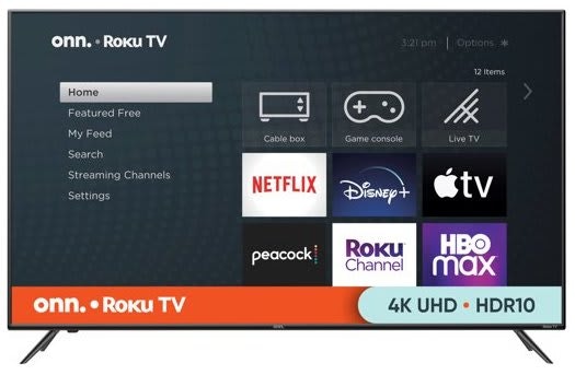 Onn 100012586 55" 4K HDR LED UHD Roku Smart TV : $188 Onn 100012586 55" 4K HDR LED UHD Roku Smart TV : $188