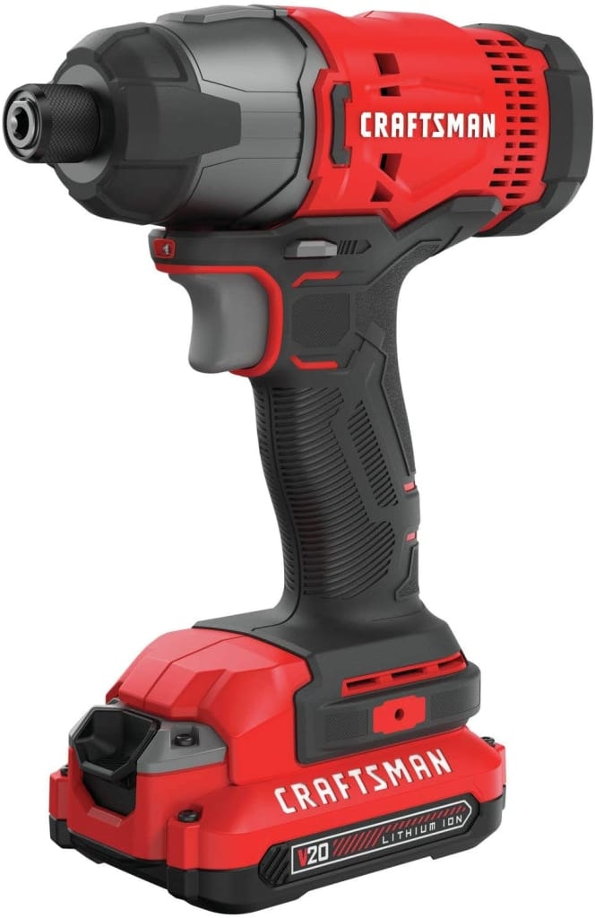 Craftsman V20 20V Cordless 1/4" Impact Driver Kit: $49 Craftsman V20 20V Cordless 1/4" Impact Driver Kit: $49