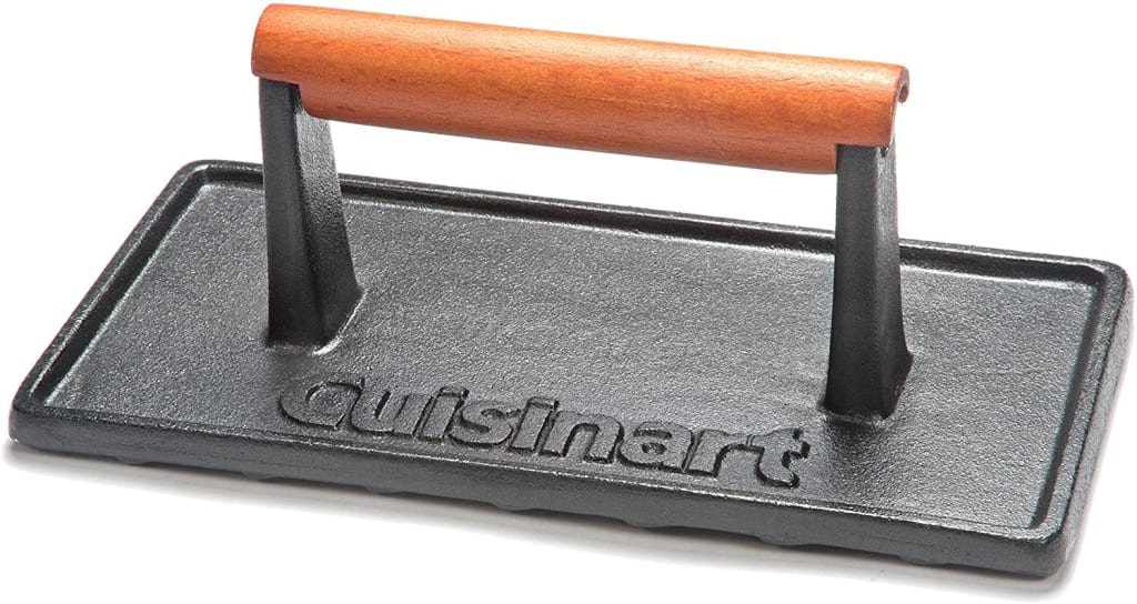 Cuisinart Cast Iron Grill Press for $12 + free shipping w/ Prime