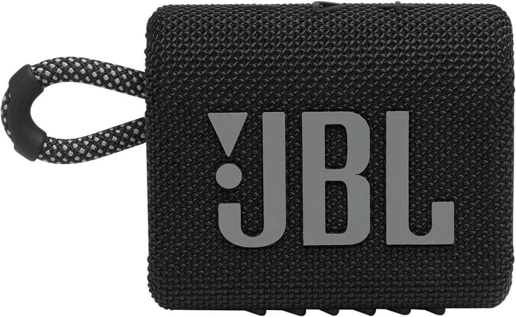 JBL Go 3 Portable Speaker: $30 JBL Go 3 Portable Speaker: $30