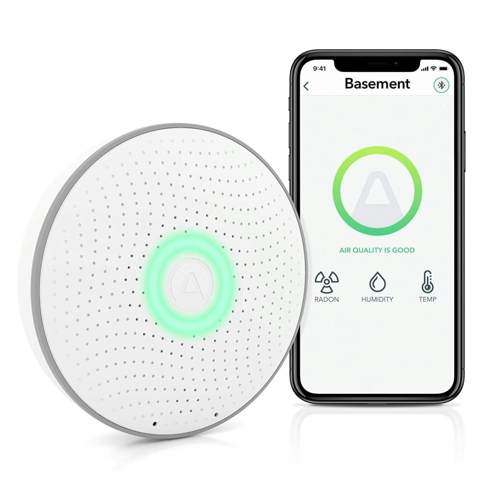 Airthings 2950 Wave Smart Radon Detector : $67.10