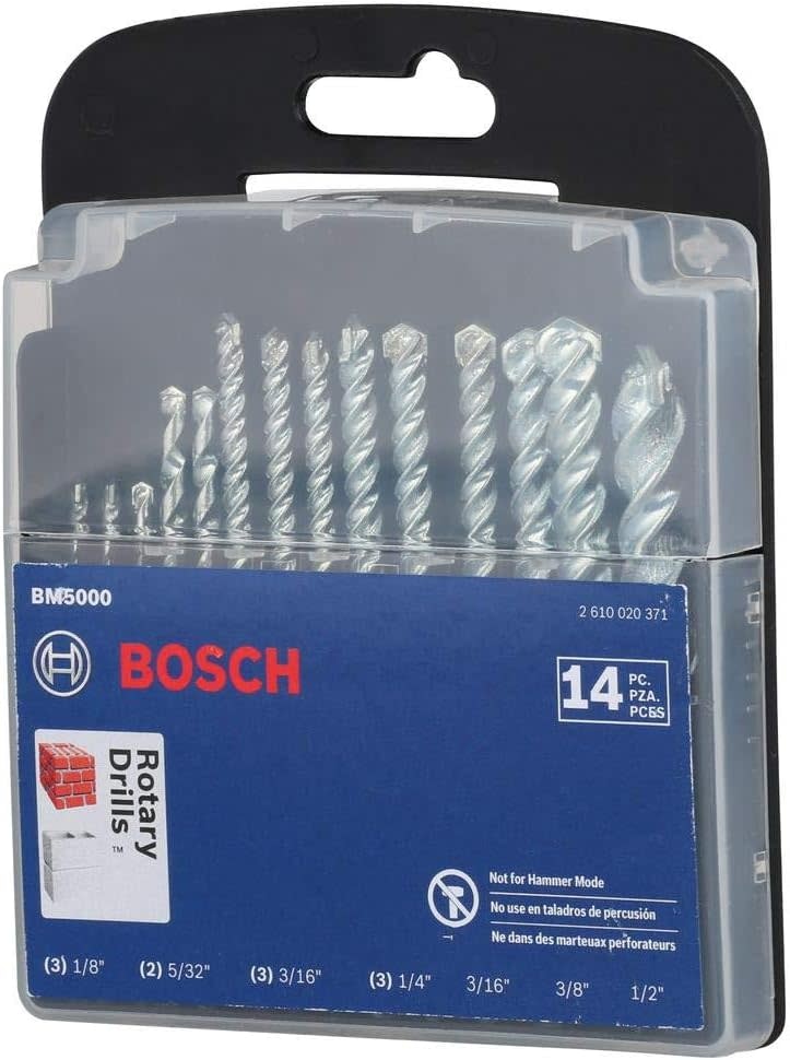 Bosch 14-Piece Fast Spiral Rotary Masonry Carbide Tip Bits: $9.29 Bosch 14-Piece Fast Spiral Rotary Masonry Carbide Tip Bits: $9.29