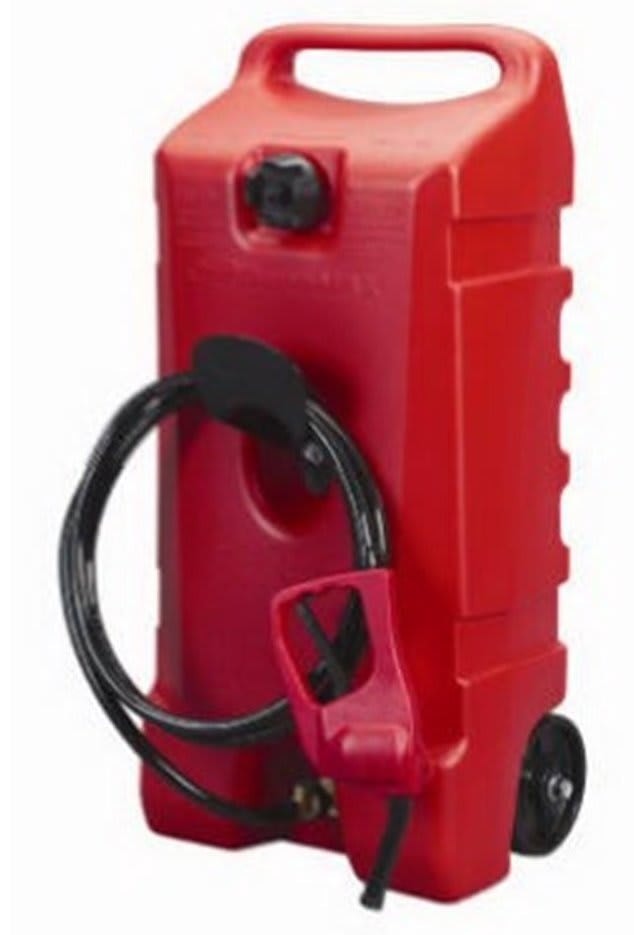Scepter Flo n' Go DuraMax 14-Gallon Rolling Gas Can: $104