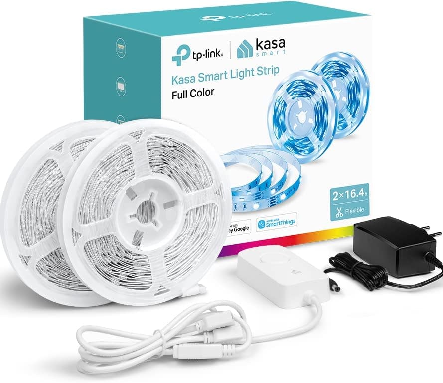 TP-Link Kasa Smart 32.8-Foot Multicolor LED Light Strip: $25 TP-Link Kasa Smart 32.8-Foot Multicolor LED Light Strip: $25