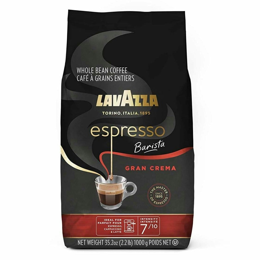 Lavazza 35.2-oz. Espresso Barista Gran Crema Whole Bean Coffee Blend: $4.37