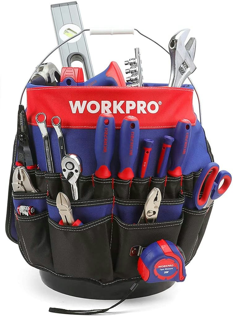 WorkPro Bucket Tool Organizer: $18
