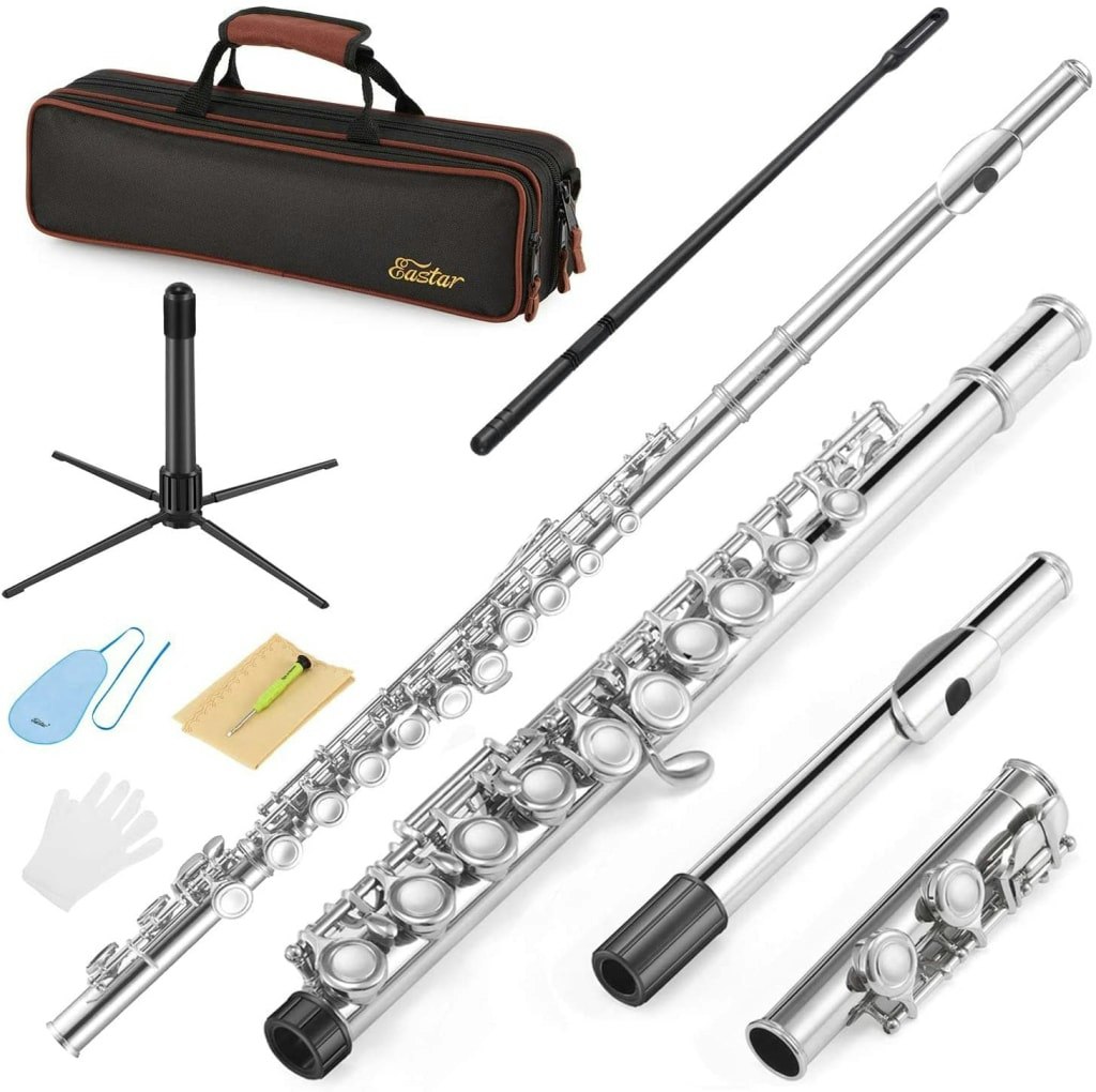 Eastar Closed Hole C Flute 16-Key Beginner Flute Set: $59.51