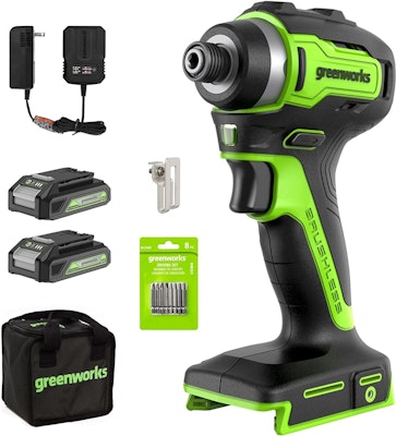 Greenworks 24V Cordless Impact Driver Kit for $52 + free shipping