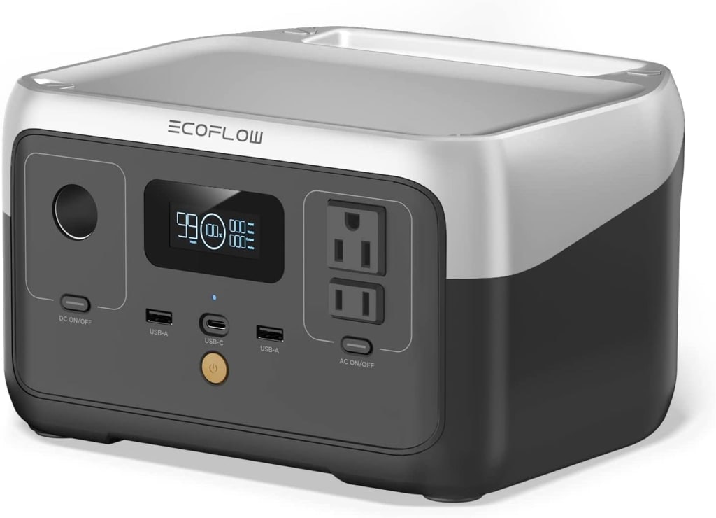 Certified Refurb EcoFlow River 2 256Wh Portable Power Station: $115