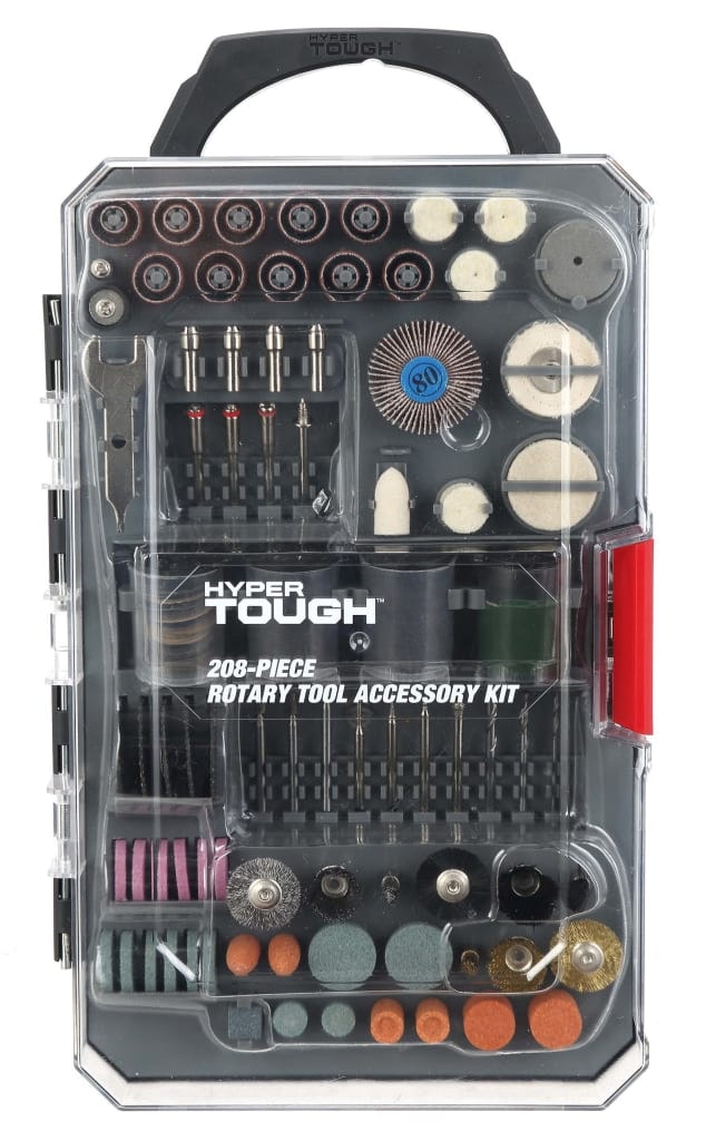 Hyper Tough 208-Piece Rotary Tool Accessory Kit: $14.88 Hyper Tough 208-Piece Rotary Tool Accessory Kit: $14.88
