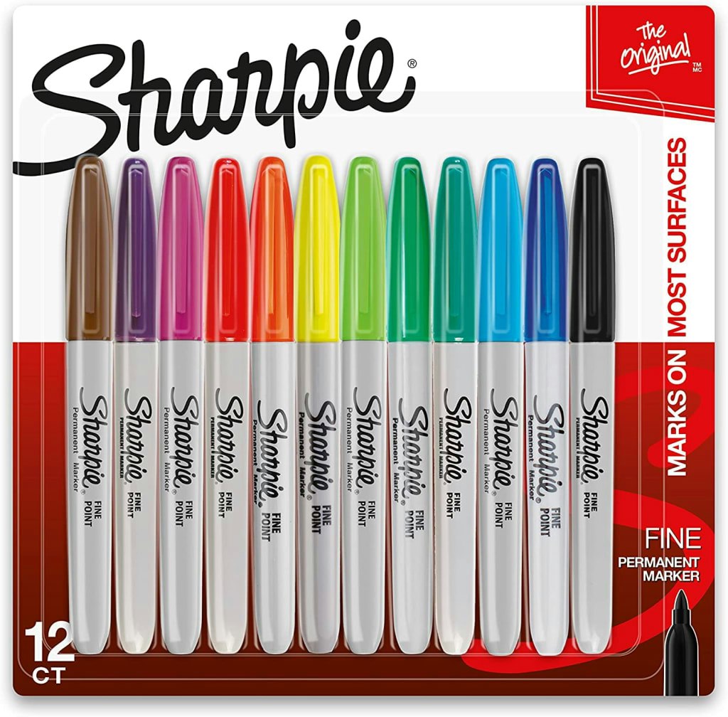 Sharpie Fine Point Permanent Color Marker 12-Pack: $7.87