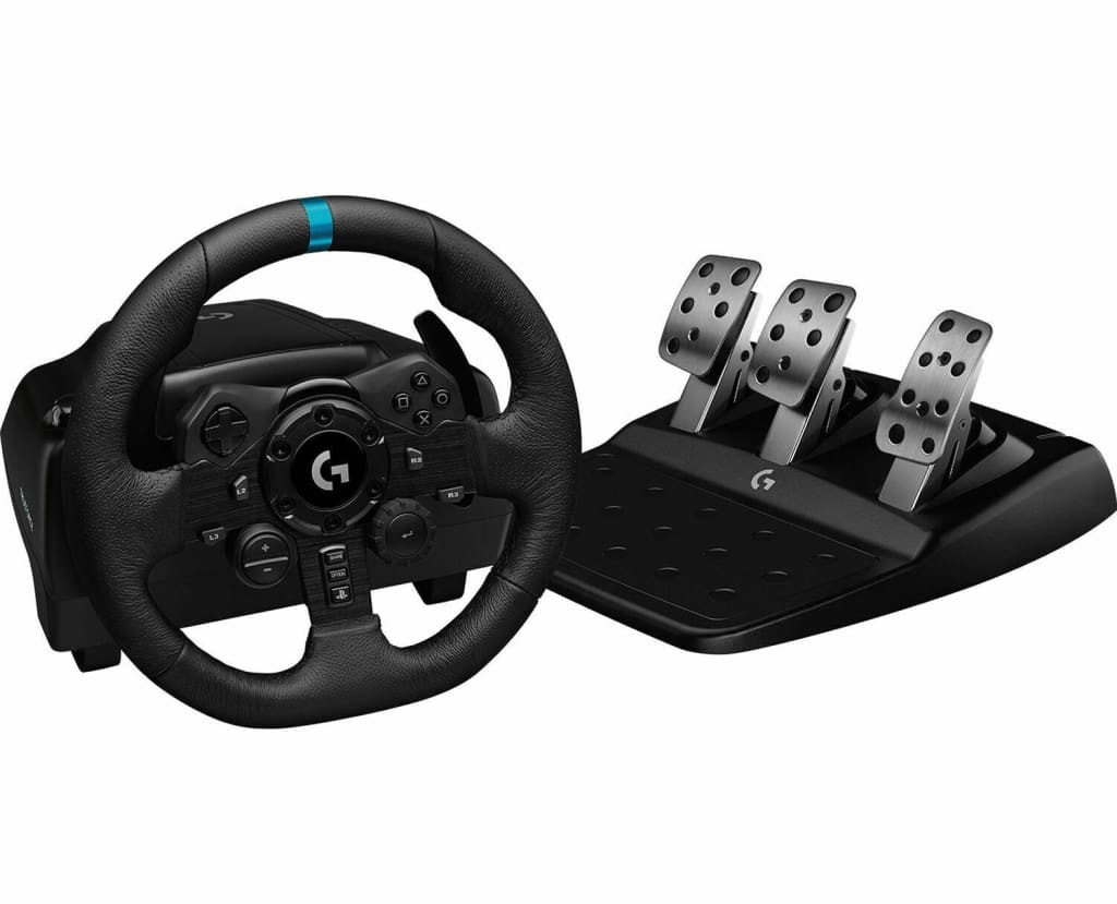 Logitech G923 TrueForce Racing Wheel w/ Pedals: $280