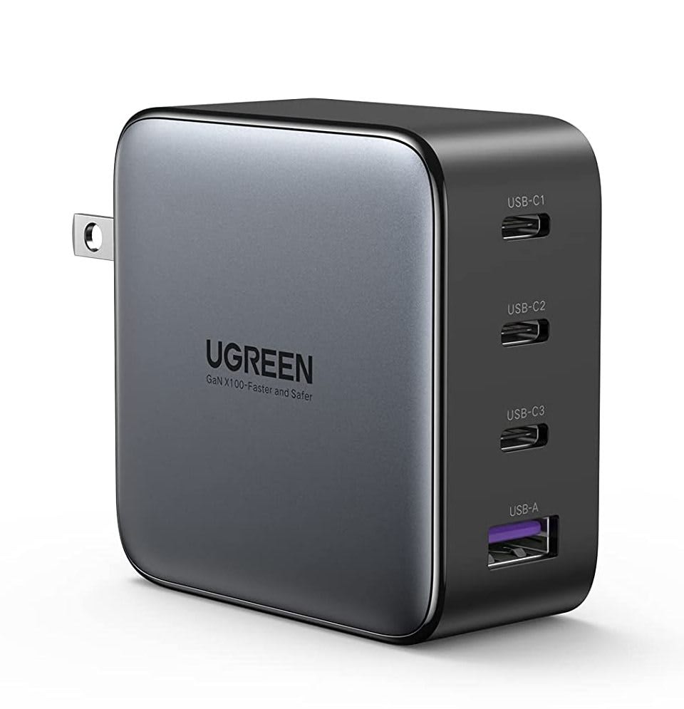 UGREEN 100W USB-C Multiport Charger: $33