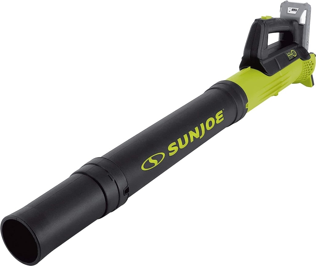 Refurb Sun Joe 24V iON+ Cordless Compact Turbine Leaf Blower: $29.99 Refurb Sun Joe 24V iON+ Cordless Compact Turbine Leaf Blower: $29.99