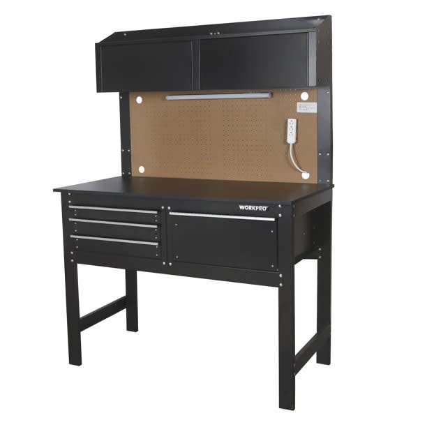 WorkPro 2-in-1 48" Workbench & Cabinet Combo w/ Light: $98 WorkPro 2-in-1 48" Workbench & Cabinet Combo w/ Light: $98