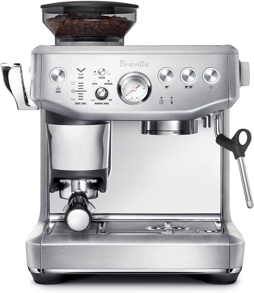 Breville Barista Express Impress Espresso Machine: $650