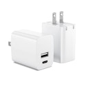 20W USB-C Dual Port Wall Charger 2-Pack for $7 + free shipping w/ Prime