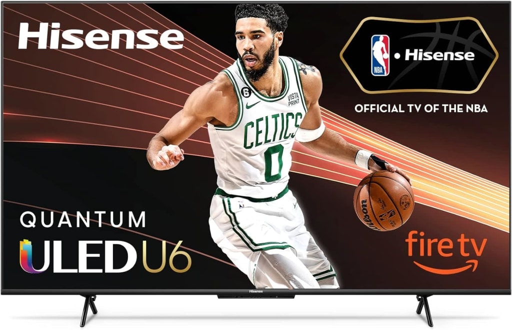Hisense U6 Series 58U6HF 58" 4K QLED UHD Smart Fire TV : $300 Hisense U6 Series 58U6HF 58" 4K QLED UHD Smart Fire TV : $300