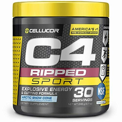 C4 Ripped Sport Pre Workout Powder 30 Servings: $20