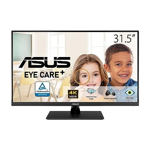 Asus 31.5" 4K HDR Eye Care+ Monitor: $179 w/ Prime