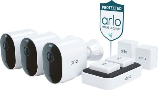 Arlo Pro 5S 2K 3-Camera Wire-Free Spotlight Security Camera Bundle: $199