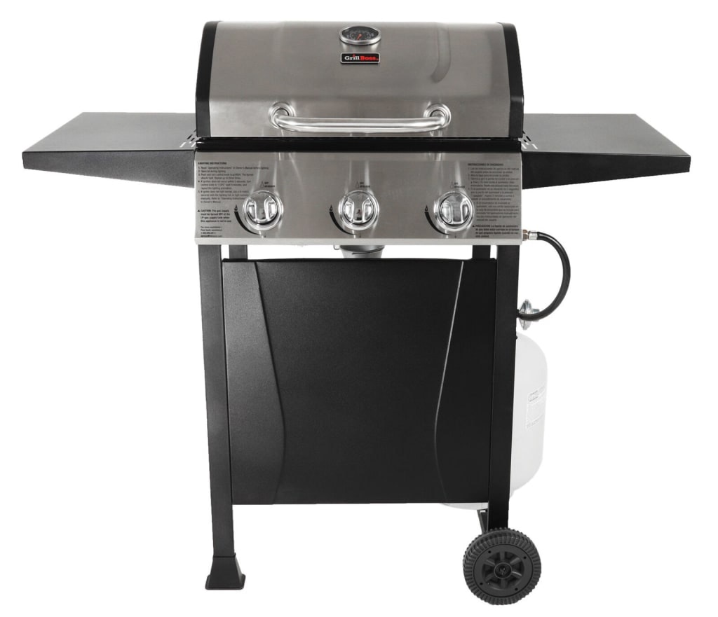 Grill Boss 27,000-BTU 3-Burner Gas Grill: $120