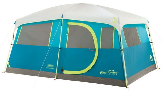 Coleman Tenaya Lake 8-Person Lighted Fast Pitch Cabin Tent: $125