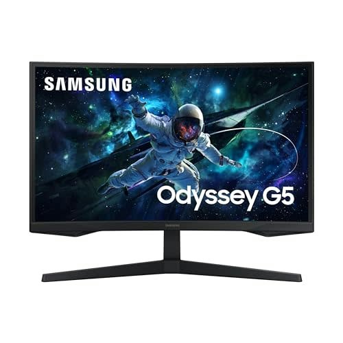Samsung Odyssey G55C 27" 1440p HDR 165Hz VA LED FreeSync Curved Monitor: $177