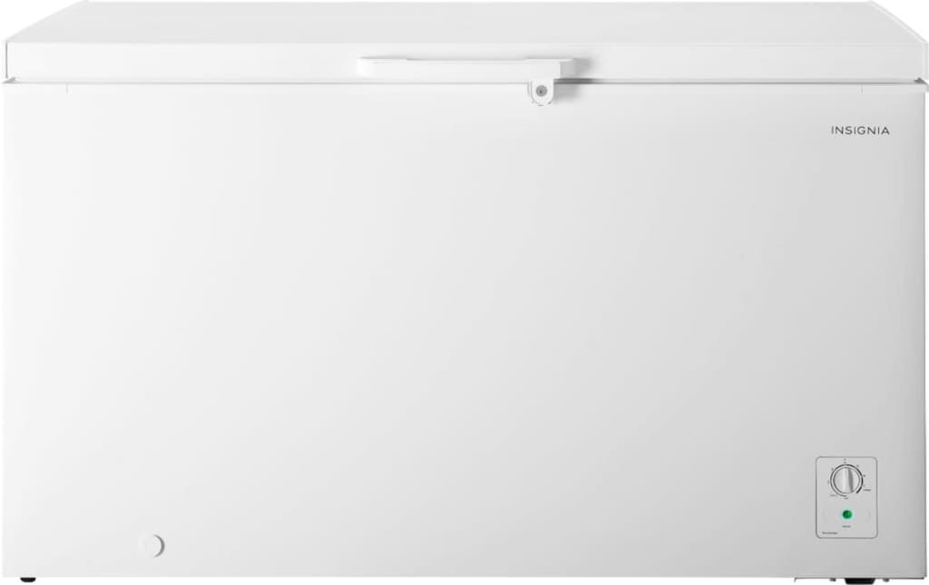 Insignia 14.0 Cu. Ft. Garage-Ready Chest Freezer: $330