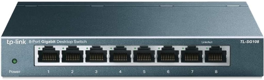 TP-Link 8-Port Gigabit Easy Switch: $18