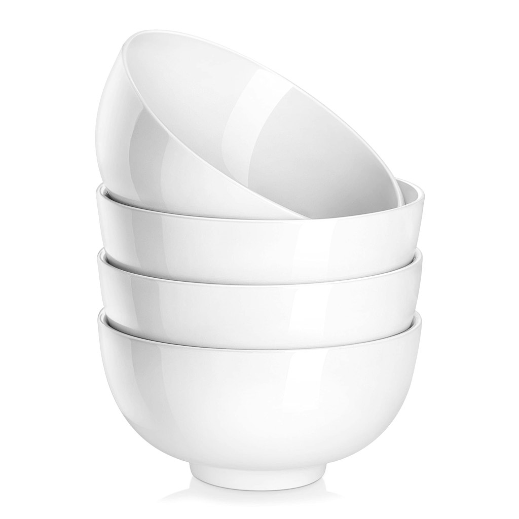 Malacasa 26-oz. Set of 4 Porcelain Soup Bowls: $16