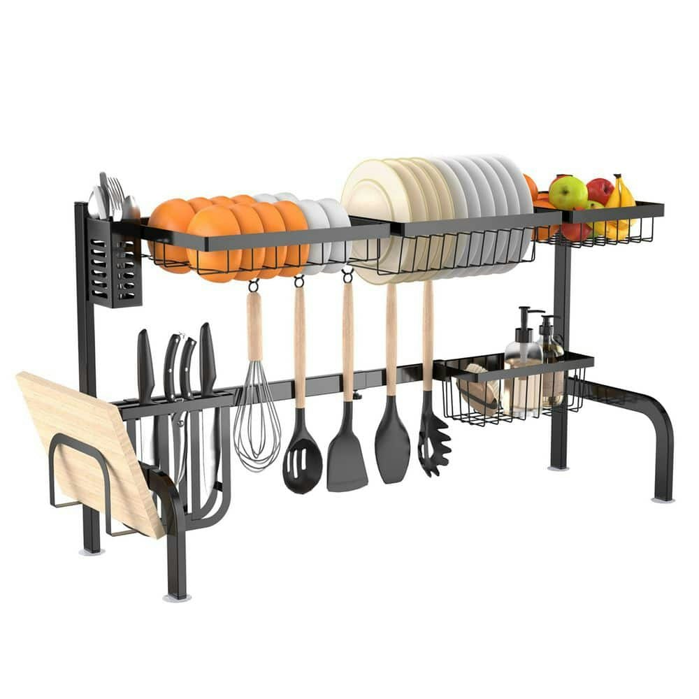 Costway 2-Tier Adjustable Over Sink Drying Rack: $61