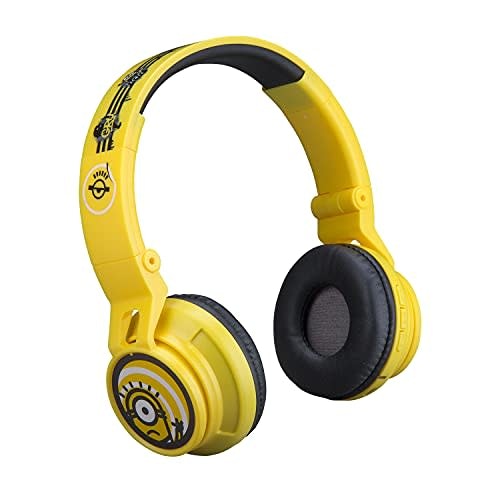 eKids Minions Kids Bluetooth Headphones, Wireless Headphones with Microphone Includes Aux Cord,: $55 eKids Minions Kids Bluetooth Headphones, Wireless Headphones with Microphone Includes Aux Cord,: $55